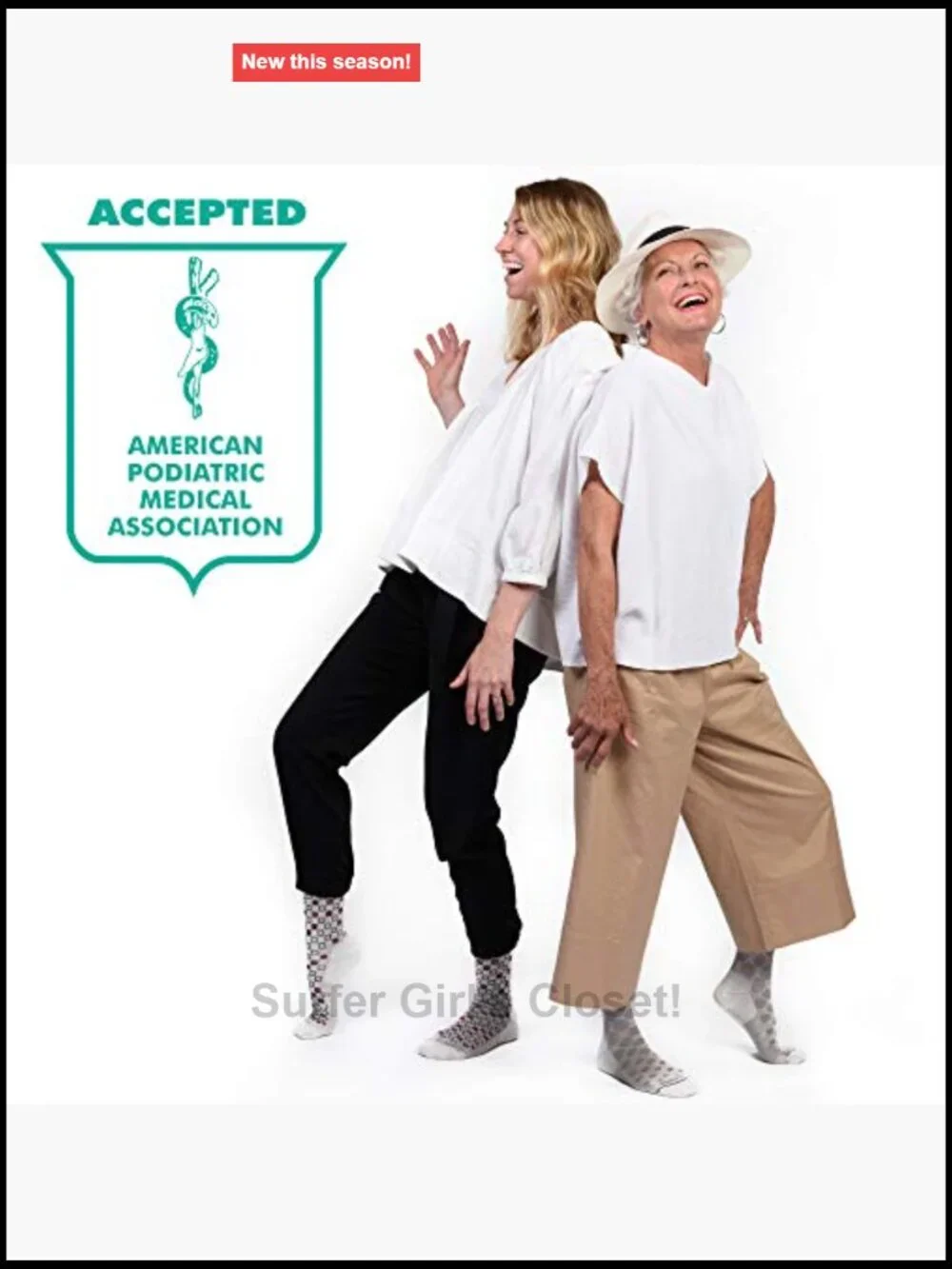 Moderate Graduated Compression Socks with Arch Support and Seamless Toe